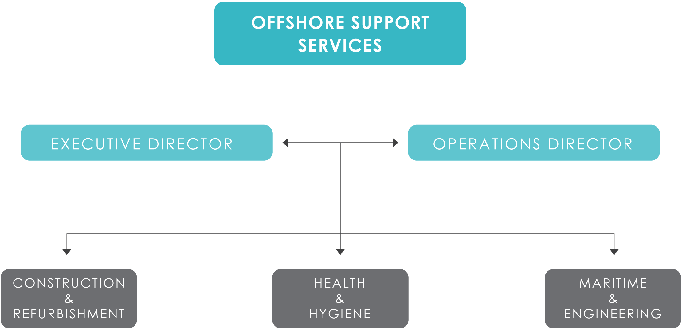 Offshore support services company structure operating organisation