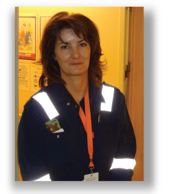 Professional marine industry support team member