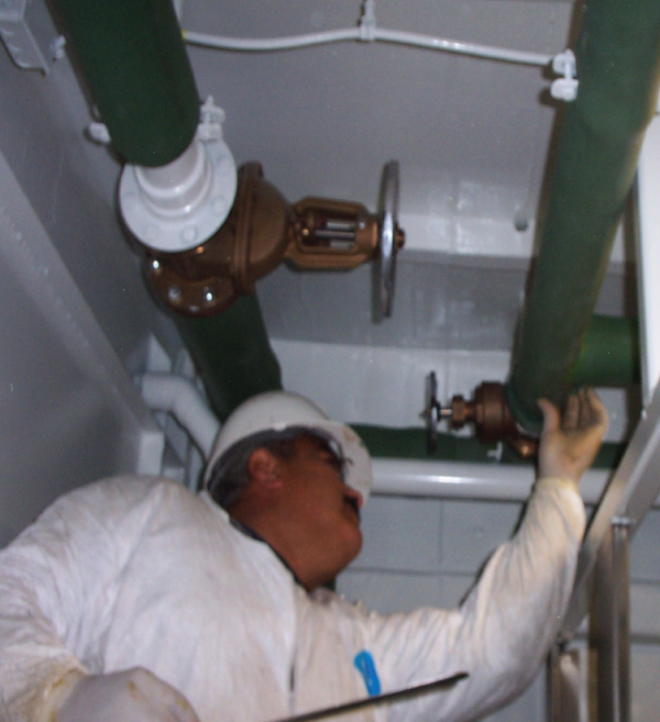 Oil rig marine industry insulation